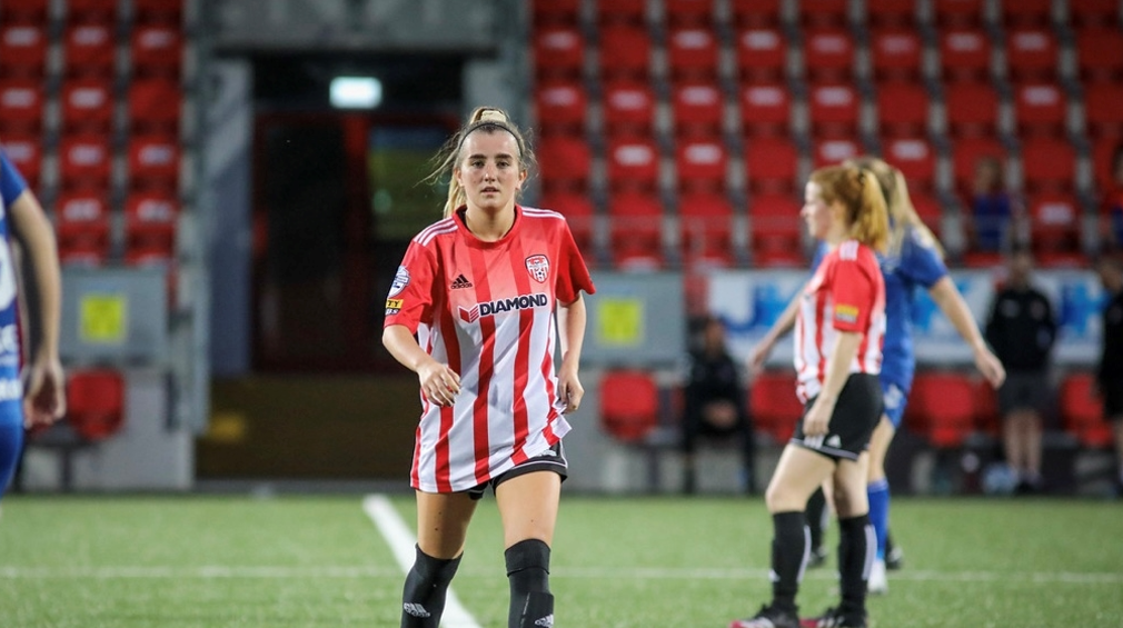 bronagh in derry city kit